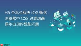 h5 中怎么解决 ios 微信浏览器中 css 过渡动画偶尔出现的残影问题