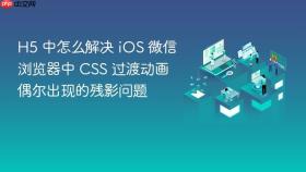 H5 中怎么解决 iOS 微信浏览器中 CSS 过渡动画偶尔出现的残影问题