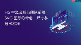 h5 中怎么规范团队前端 svg 图形的命名、尺寸与导出标准