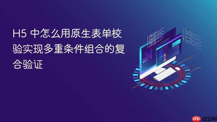 h5 中怎么用原生表单校验实现多重条件组合的复合验证