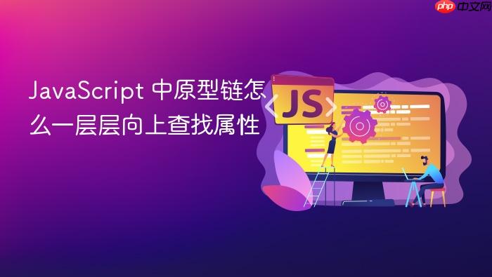 javascript 中原型链怎么一层层向上查找属性