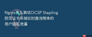 Nginx怎么测试OCSP Stapling防范证书吊销实时查询带来的用户隐私泄漏