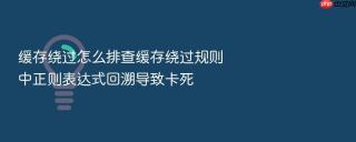 缓存绕过怎么排查缓存绕过规则中正则表达式回溯导致卡死