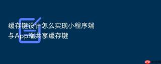 缓存键设计怎么实现小程序端与App端共享缓存键