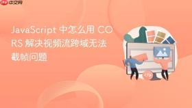 javascript 中怎么用 cors 解决视频流跨域无法截帧问题