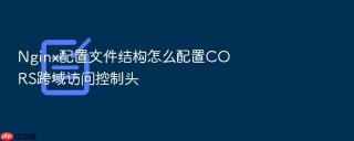 Nginx配置文件结构怎么配置CORS跨域访问控制头