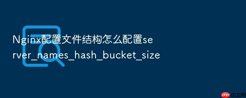 nginx配置文件结构怎么配置server_names_hash_bucket_size