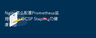 nginx怎么配置prometheus监控nginx ocsp stapling的健康状态