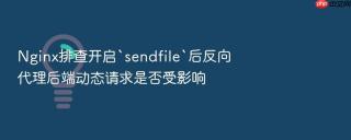 Nginx排查开启`sendfile`后反向代理后端动态请求是否受影响