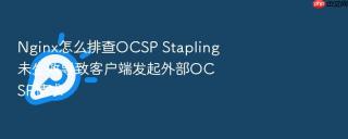 Nginx怎么排查OCSP Stapling未生效导致客户端发起外部OCSP请求