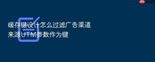 缓存键设计怎么过滤广告渠道来源utm参数作为键