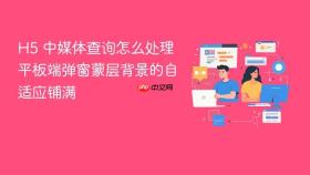 h5 中媒体查询怎么处理平板端弹窗蒙层背景的自适应铺满