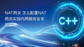 nat网关 怎么配置nat网关实现内网服务发布到公网