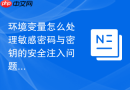 环境变量怎么处理敏感密码与密钥的安全注入问题