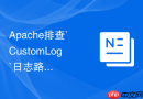 Apache排查`CustomLog`日志路径目录不存在导致启动失败的语法关联性