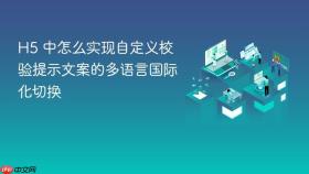 H5 中怎么实现自定义校验提示文案的多语言国际化切换