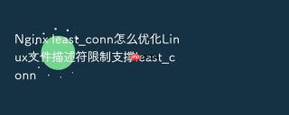 Nginx least_conn怎么优化Linux文件描述符限制支撑least_conn