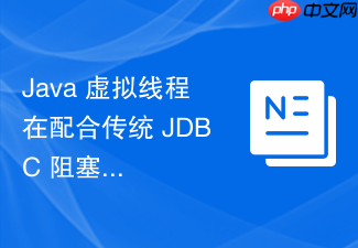 java 虚拟线程在配合传统 jdbc 阻塞数据库驱动时怎么通过 pinning 机制避免性能下降