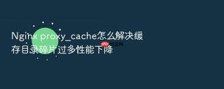 Nginx proxy_cache怎么解决缓存目录碎片过多性能下降