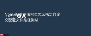 nginx配置语法检查怎么指定自定义配置文件路径测试