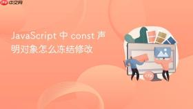 javascript 中 const 声明对象怎么冻结修改