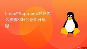 Linux中tcpdump抓包怎么排查SSH会话断开原因