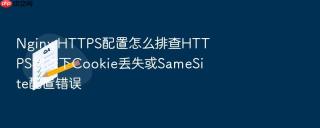 nginx https配置怎么排查https状态下cookie丢失或samesite配置错误