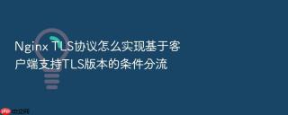 nginx tls协议怎么实现基于客户端支持tls版本的条件分流