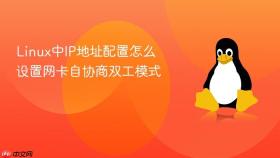 linux中ip地址配置怎么设置网卡自协商双工模式