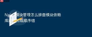 nginx模块管理怎么排查模块依赖库动态加载顺序错