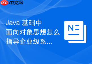 java 基础中面向对象思想怎么指导企业级系统的领域建模