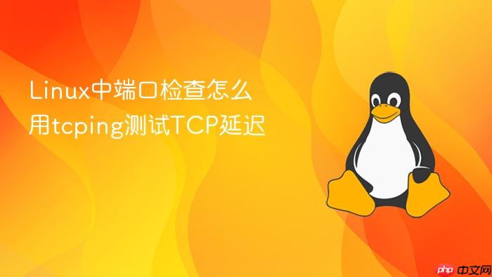 linux中端口检查怎么用tcping测试tcp延迟