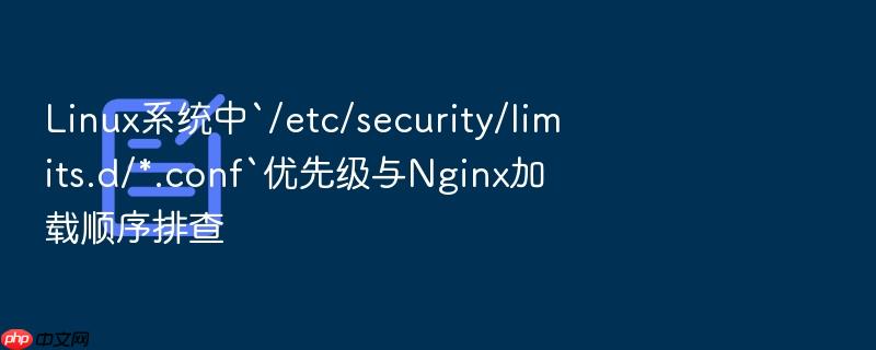 linux系统中`/etc/security/limits.d/*.conf`优先级与nginx加载顺序排查