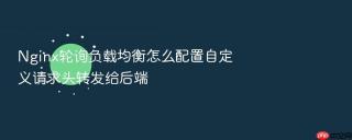nginx轮询负载均衡怎么配置自定义请求头转发给后端