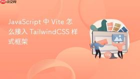 JavaScript 中 Vite 怎么接入 TailwindCSS 样式框架