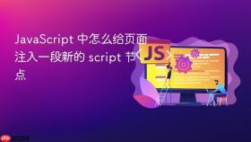 javascript 中怎么给页面注入一段新的 script 节点
