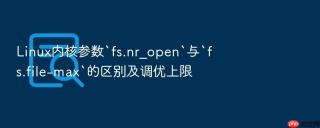 linux内核参数`fs.nr_open`与`fs.file-max`的区别及调优上限