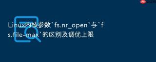 Linux内核参数`fs.nr_open`与`fs.file-max`的区别及调优上限