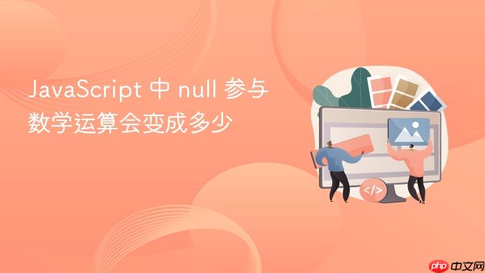 javascript 中 null 参与数学运算会变成多少