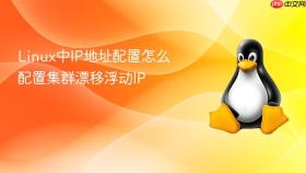 linux中ip地址配置怎么配置集群漂移浮动ip