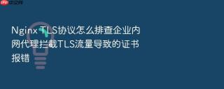 nginx tls协议怎么排查企业内网代理拦截tls流量导致的证书报错