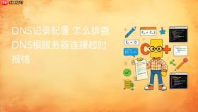 dns记录配置 怎么排查dns根服务器连接超时报错