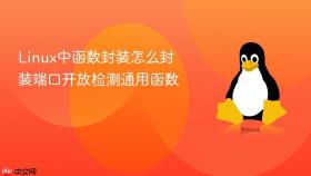 linux中函数封装怎么封装端口开放检测通用函数