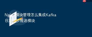 nginx模块管理怎么集成kafka日志异步推送模块