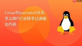 linux中journalctl日志怎么按pid进程号过滤输出内容
