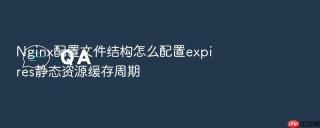 Nginx配置文件结构怎么配置expires静态资源缓存周期