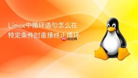 linux中循环语句怎么在特定条件时直接终止循环