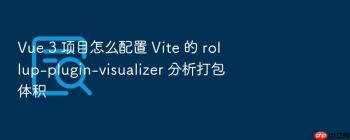 Vue 3 项目怎么配置 Vite 的 rollup-plugin-visualizer 分析打包体积