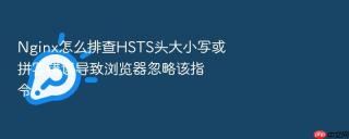 nginx怎么排查hsts头大小写或拼写错误导致浏览器忽略该指令