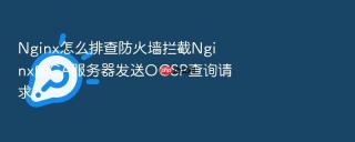 nginx怎么排查防火墙拦截nginx向ca服务器发送ocsp查询请求